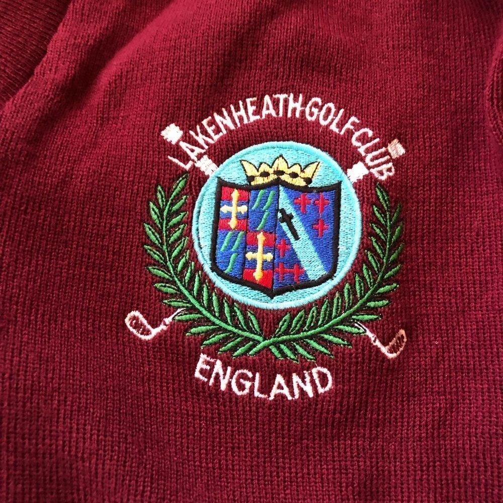 Vintage Acrylic Golf Cardigan - Picture 6 of 8